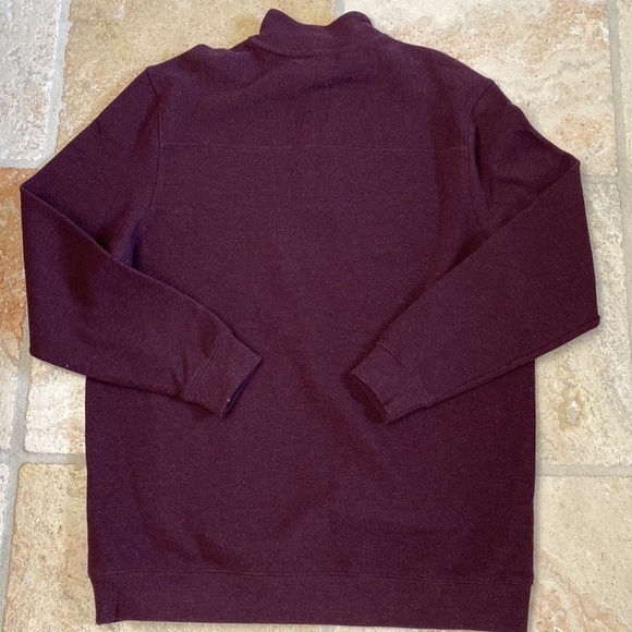 Tasso Elba Men’s XL 1/4 Zip Pullover Italian Cotton Preppy Casual Rugby quality - Picture 3 of 8